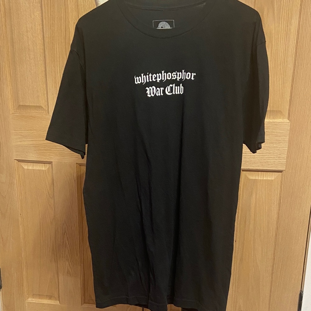 Whitephosphor War Club Black Tee Shirt
